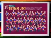 Framed 2022 BRISBANE LIONS AFLW Poster - 45cm x 32cm x 3cm
