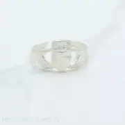 REAL 925 SOLID STERLING SILVER WOMENS LADIES LOVE CLADDAGH BAND MIDI OR TOE RING