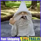 Smoking Wizard Big Tongue Gnome Naughty Garden Gnome for Lawn Ornament Gifts New