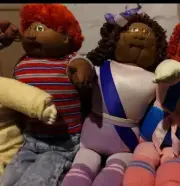 Lot of 9 Xavier Roberts Little People & Cabbage Patch Soft Sculptures RARITIES!