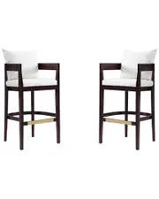 Manhattan Comfort Set of 2 Ritz Bar Stools