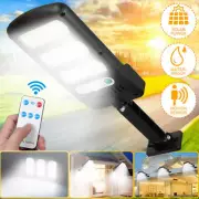 Luz Lamparas 213 LED Luces Solares Exterior Para Patio Con Sensor De Movimiento