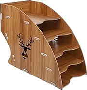 Operitacx Desktop Mail Sorter Organizer Multi Tier File Holder for Office Supplies Crafted From for Sorting Papers Invoices and Documents Your Desk
