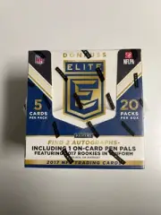2017 Panini Donruss Elite Football Hobby Box