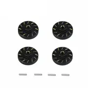 4Pack Brass Wheel Hex Counterweight Adapter For AXIAL SCX24 90081 1/24 RC Car E