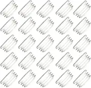 30mm White Plastic Plugs, Round Tube Covers, Inner End Caps for Chairs Desks Tables Foot Furniture Pipe, 20 Pcs