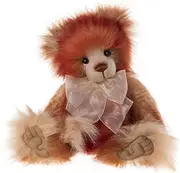 [Charlie Bears] Harvest Moon | 2023 Bright Orange Plush Teddy Bear Collectable Original