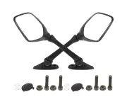 Pair Motorcycle Rearview Side Mirrors Enhancing Rider Visibility for T-MAX YZF-R3 YZF-R25 Type 1