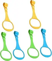 MERRYHAPY 6pcs Pull up Rings Nursery Rings Boys and Girls Walking Assistant Secure Easy Install