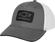 H3 Sportgear Chevy Chevrolet Rubber Patch Logo Grey Colorway Mesh Back Hat, Multicolor, One Size