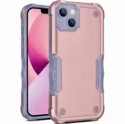 For iPhone 13 Non Slip Shockproof Hybrid Case Pink Color