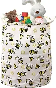 Baby Laundry Basket, Waterproof Storage Bin for Bedroom, Waterproof and Colorful Design Storage for Nursery Room and Bedroom Toddler Children