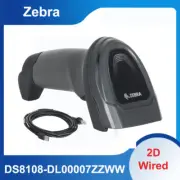 New Zebra DS8108-DL00007ZZWW Handheld 1D 2D Barcode Scanner Reader w/ USB Cable