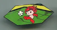 在飛比找Yahoo!奇摩拍賣優惠-2008年北京奧運會紀念徽章-- 福娃 歡歡 足球