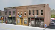 Walthers Cornerstone 1/87 HO Scale MERCHANT'S ROW IV brick storefronts 933-4040