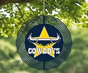 NRL COWBOYS WIND SPINNER