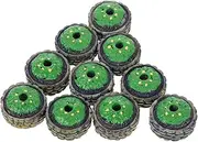 WHAMVOX 10pcs Tree Altar Base Decor Landscaping Flower Bed Miniature Landscape Tree Base Scale Model Tree Accessories Mini Parterre Tree Planter Model Flower Beds for Mini House Plastic