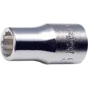 Koken 2405A-7/16 1/4 Inch Sq. Dr. Socket 7/16 Inch 12 Point Length 22 mm
