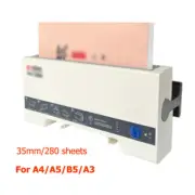 35mm 220V Electric Hot Melt Glue Binder Small Book Binding Machine F/A4 A5 B5 A3