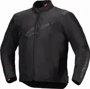 Alpinestars T-SPS V2 waterproof motorcycle textile jacket, black, Size 2XL for Men
