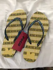 Michigan Wolverines FOCO ladies flip flops (S)
