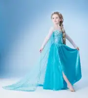 Girls Dress Costume Princess Queen Frozen Elsa Party Birthday size 2-10 Years