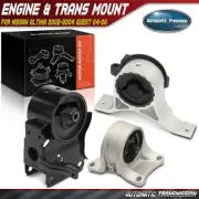 3Pcs Engine Motor & Transmission Mount for Nissan Altima 02-04 Quest Auto. Trans (for: Nissan)
