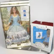 Barbie & Peter Rabbit 100 Years Collector Doll, Book & Rabbit-Brand New, Sealed