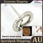Handheld Milk Frother with Stainless Steel Whisk Electric Milk Foamer (Silver) A