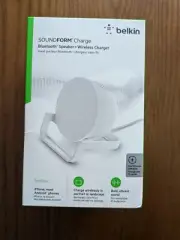 Belkin SoundFORM Charge Bluetooth Speaker + Wireless Charger - NEW!