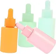 WRITWAA 4Pcs Refillable Dropper Bottles Macaron Dispenser for Essential Oils DIY Perfumes and Aromatherapy Options