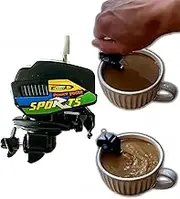 Baychon Boat Engine Coffee Stirrer – Unique Manual Mini Mixer for Your Beverage