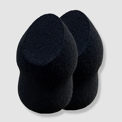 $45 Hourglass Black Ambient Strobe Light Sculptor Makeup Cosmetic Sponge 2-Piece