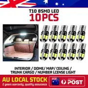 NEW 10PCS 12V T10 194 168 8SMD LED Car Wedge Tail Side Parking White Light AU (for: BMW)