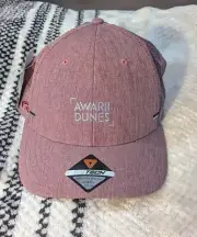 New Men's Pukka Headwear Heather Maroon TriTech Golf Hat AWARII DUNES nwt