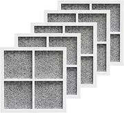 5 Packs Refrigerator Air Filter，Compatible for LG，LT120F，Air Filter Replacement Parts