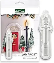 Katy Sue Lamp Post Silicone Mold for Christmas Cake Decorating & Christmas Clay Crafts. For Use with Fondant & Air Dry Clay from Katy Sue Christmas Molds