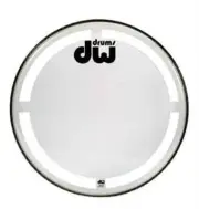 DW - DRDHCC20K - 20" Coated Clear Bass Drum Head