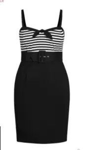 City Chic Medium Dress Hello Sailor Plus Size 18