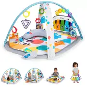 4-in-1 Music & Language Play Gym with Piano Tummy Time Activity Mat