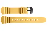 Genuine Casio YELLOW Watch Strap 10365958 Band fits W-214H W 214H W-214H-9AV