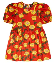 [Mini Rodini] Mini Rodini Flowers printed cotton dress Y 10/11 multicoloured