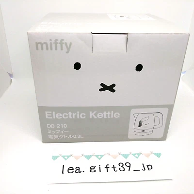 Miffy Electric Kettle 0.8L DB-210 White Face Design Tamahashi AC100V Japan New
