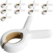 HOUDERCO Multipurpose Quilt Clips 10 Pack Heavy Duty Blanket Clamps Non-Slip Windproof for Bed Sheets