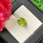 Natural Peridot Oval Shape 11x9MM Faceted Loose Gemstones Ring For Jewelry
