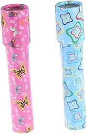 SUPVOX 2pcs Kaleidoscope Fun Rotating Educational for Boys Compact with Smooth Touch Creates Patterns Random Color Design Random Color