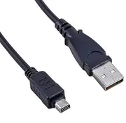 Olympus Evolt Pen EP1 EPL1 USB Cable, 5FT Extra Long USB PC Camera Data Cable Cord for Olympus Evolt Pen E-P1 E-PL1 Cameras