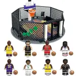 MOC NBA 科比 庫裏 籃球場模型 LEGONBA 桌麵擺件 樂高擺件 玩具擺件 科比模型 庫裏模型 NBALEGO