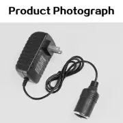110V-240V AC Plug To 12V DC Car Cigarette Lighter Converter Socket Adapter