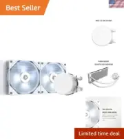 Efficient CPU Cooling Solution: FROSTFLOW X 240 AIO Cooler with Enhanced Airflow
